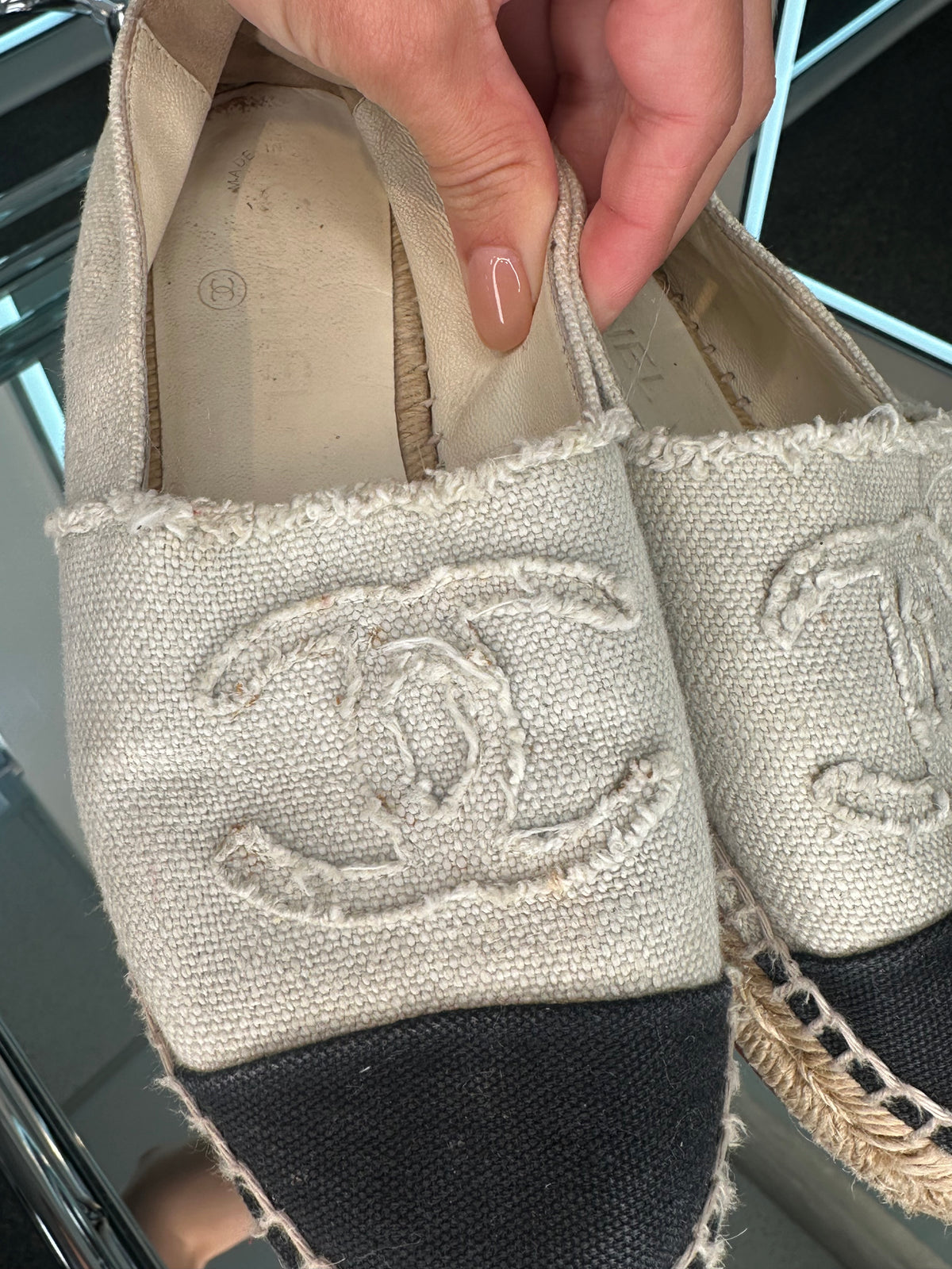 Chanel Espadrille Flat