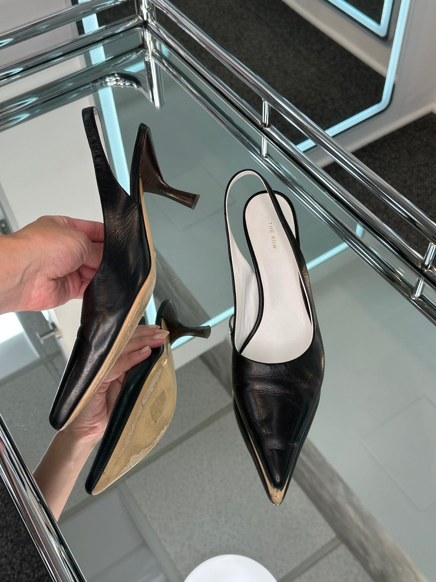 The Row Sling-back Pumps