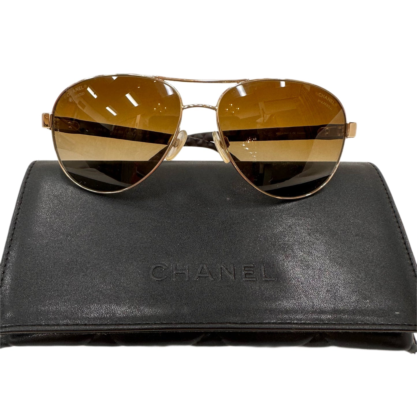 Chanel Aviator Tinted Sunglasses