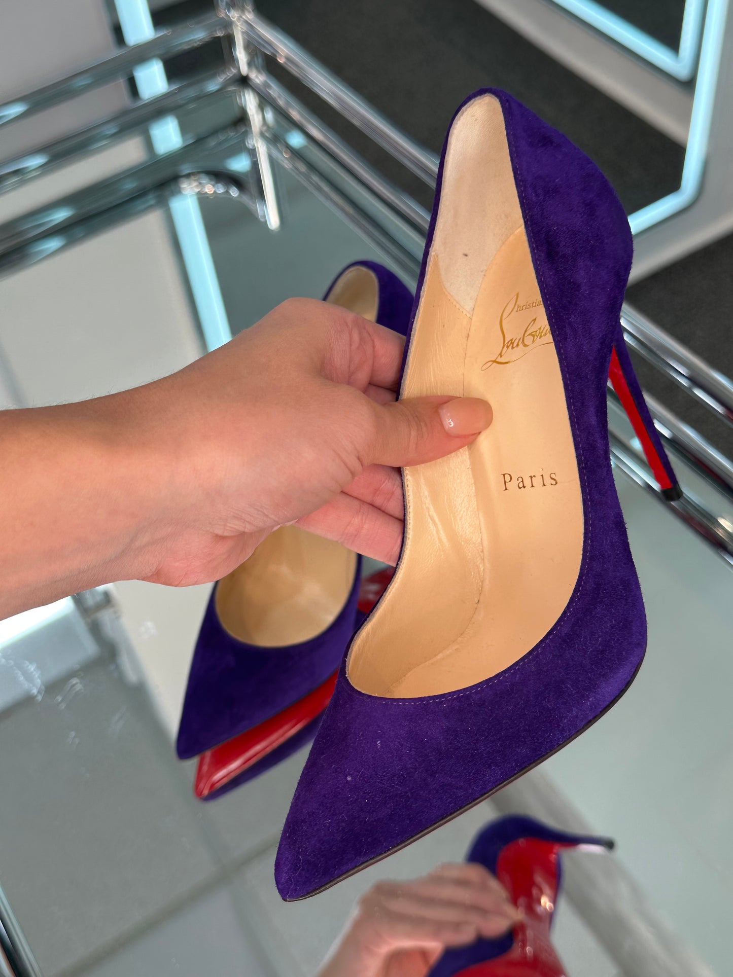 Christian Louboutin Suede Pumps