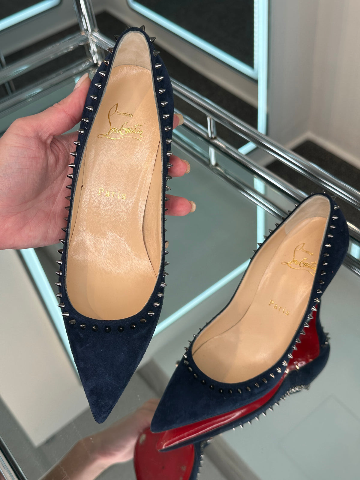 Christian Louboutin Suede Pump