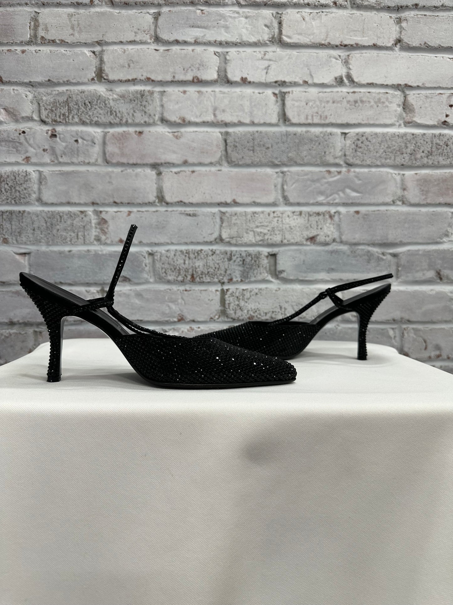 Escada rhinestone Slingbacks
