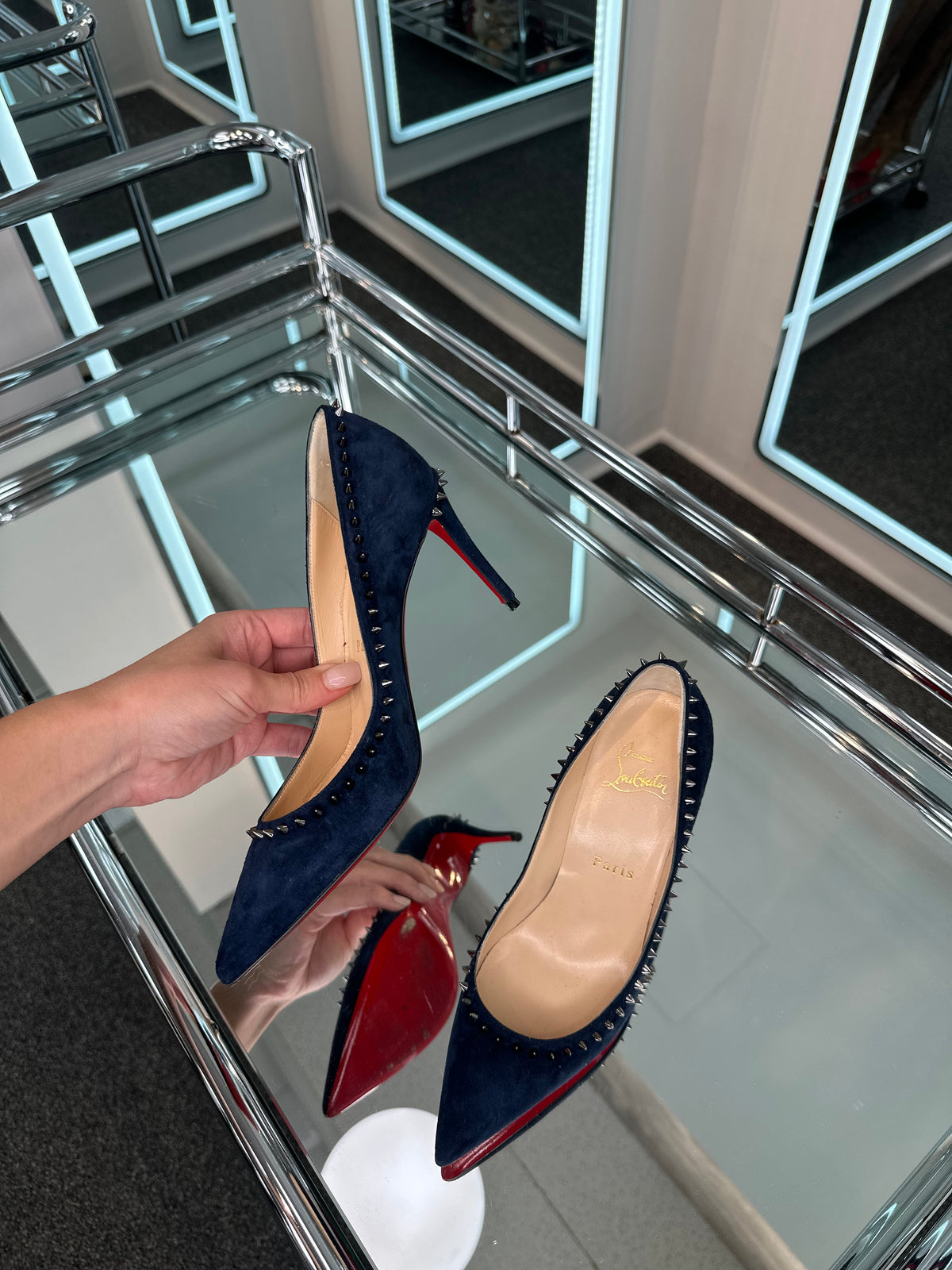 Christian Louboutin Suede Pump