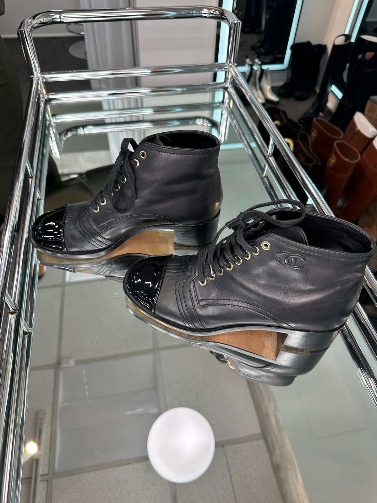 Chanel Combat Boot