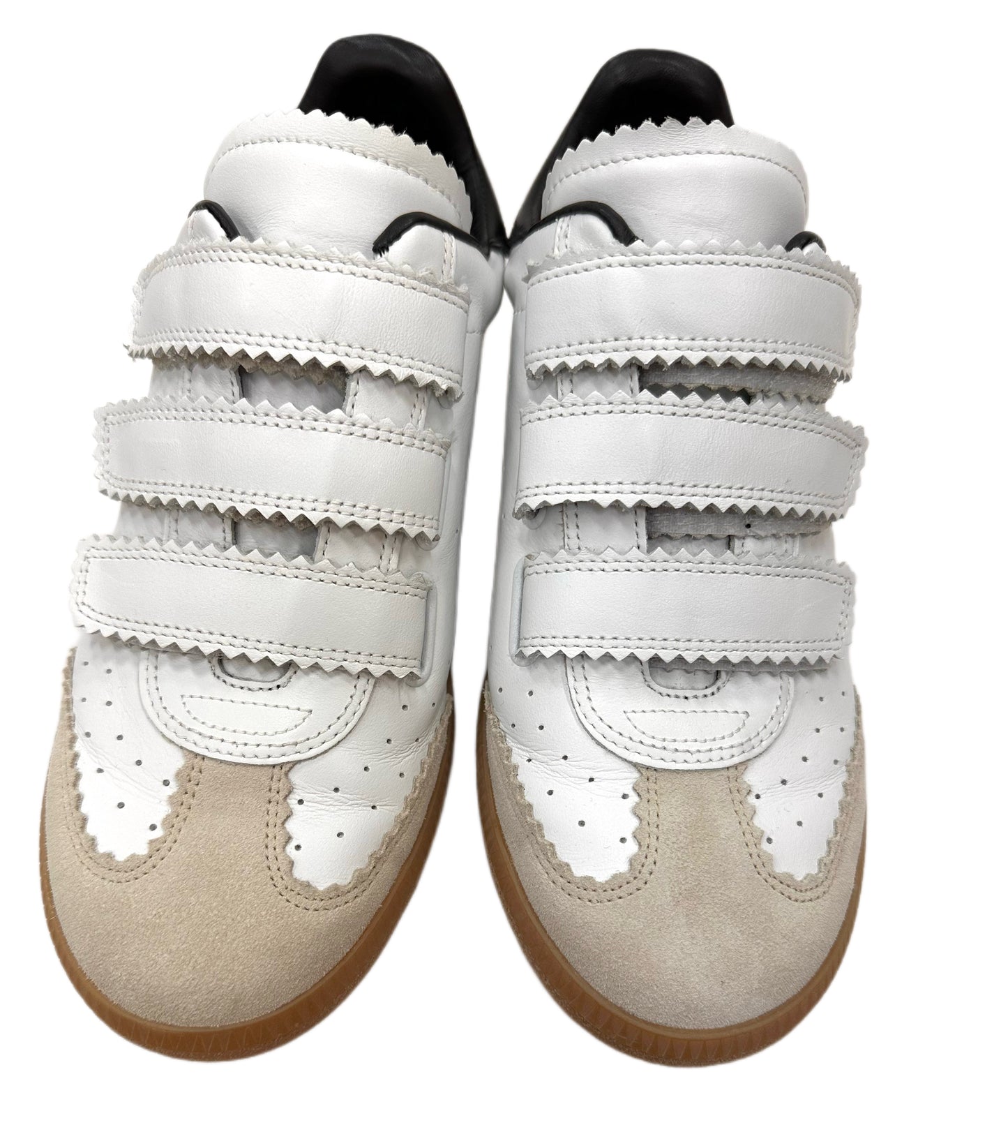 ISABEL MARANT Perforated Grip Strap Sneakers Size 38