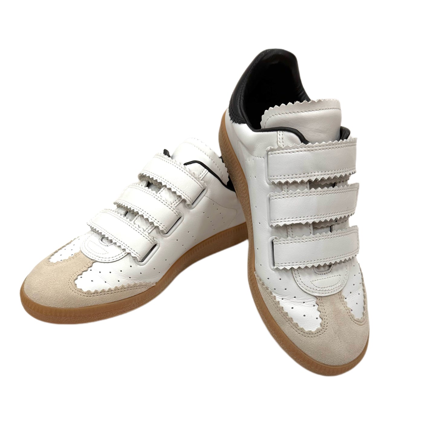ISABEL MARANT Perforated Grip Strap Sneakers Size 38