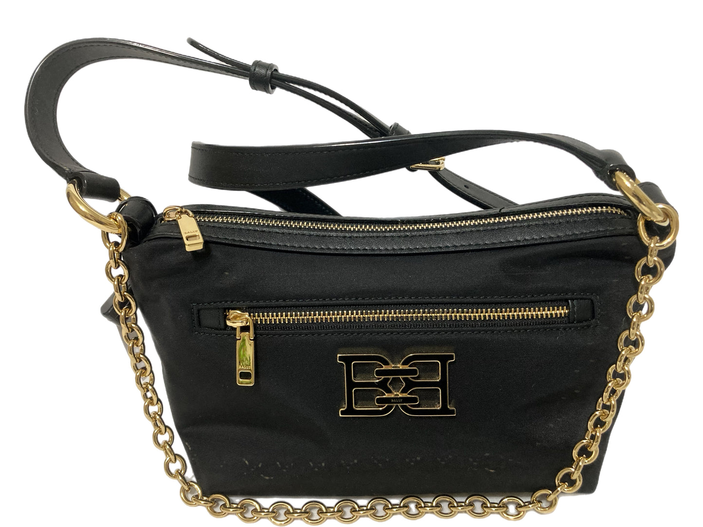 BALLY Nylon Crossbody Black