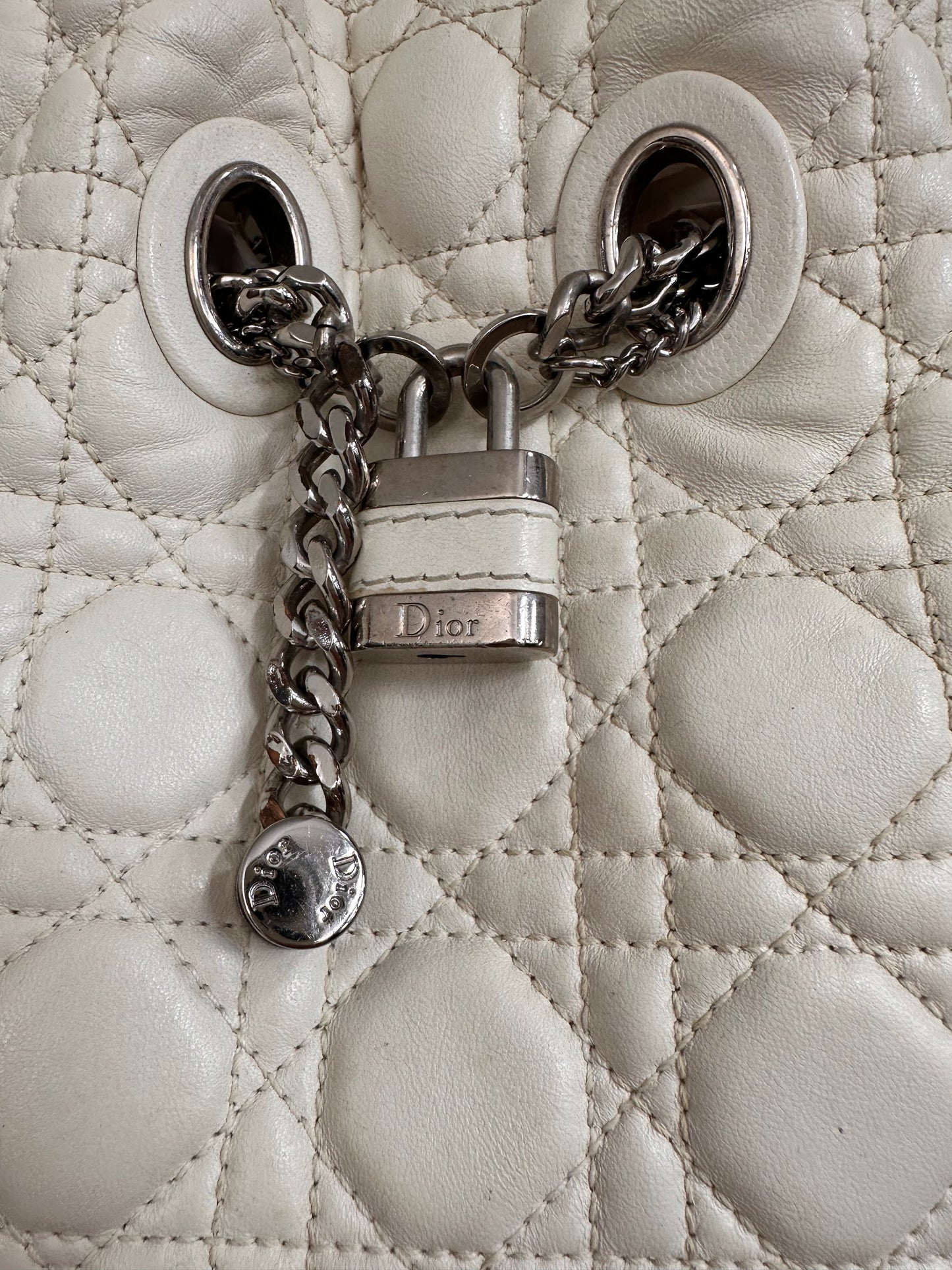 CHRISTIAN DIOR Cannage Quilted Handbag