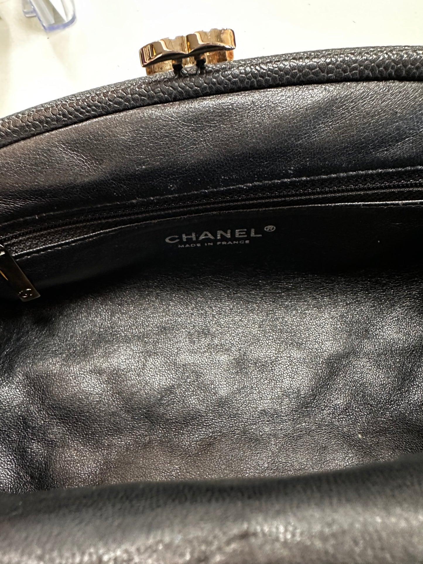CHANEL Timeless Clutch Black