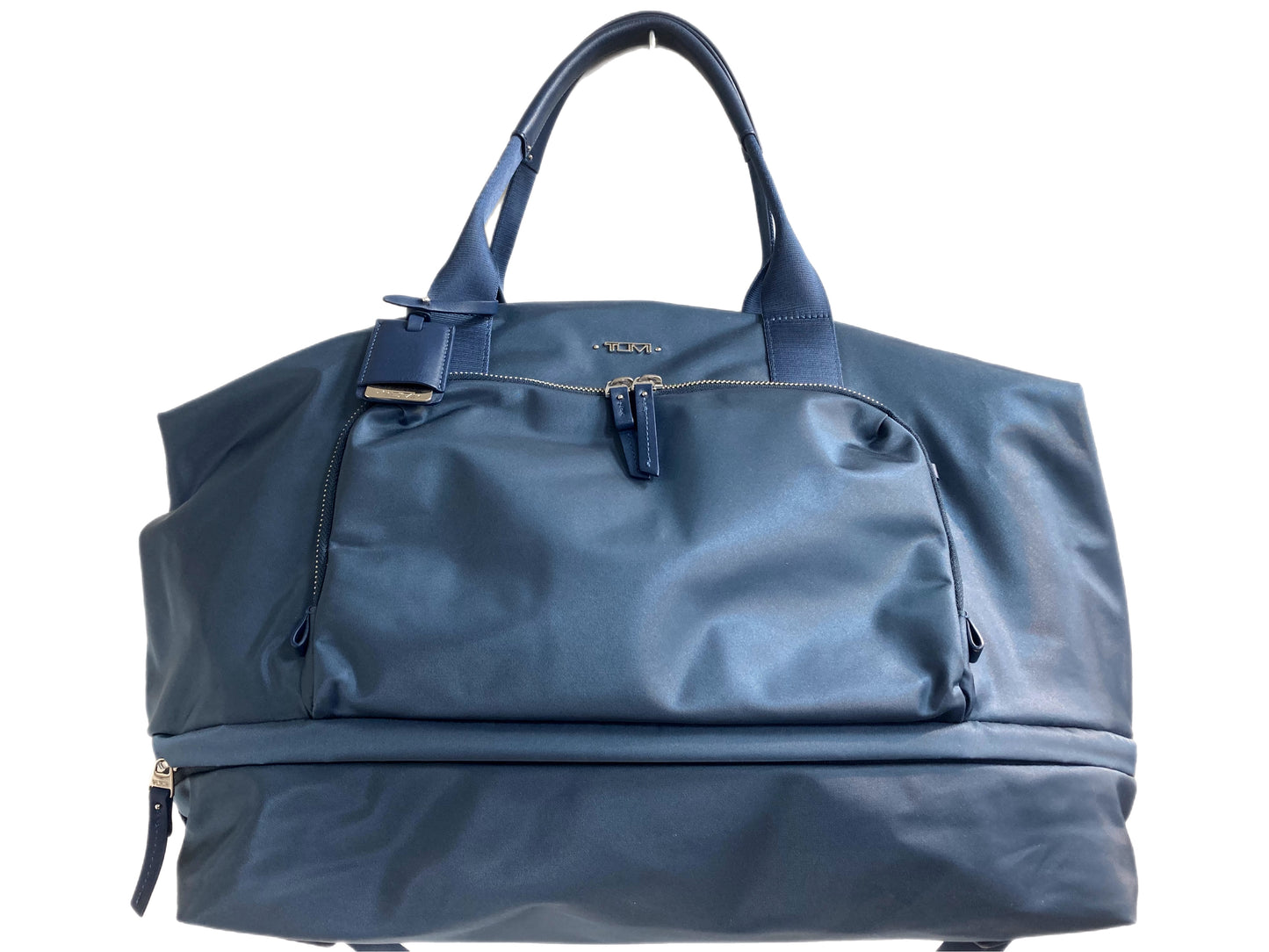 TUMI Nylon Weekender Travel Bag Blue