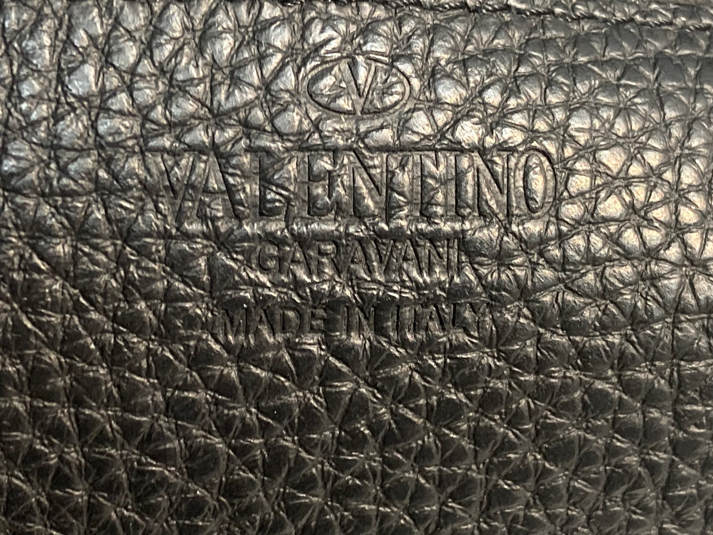 VALENTINO Leather Rockstud Tote Black