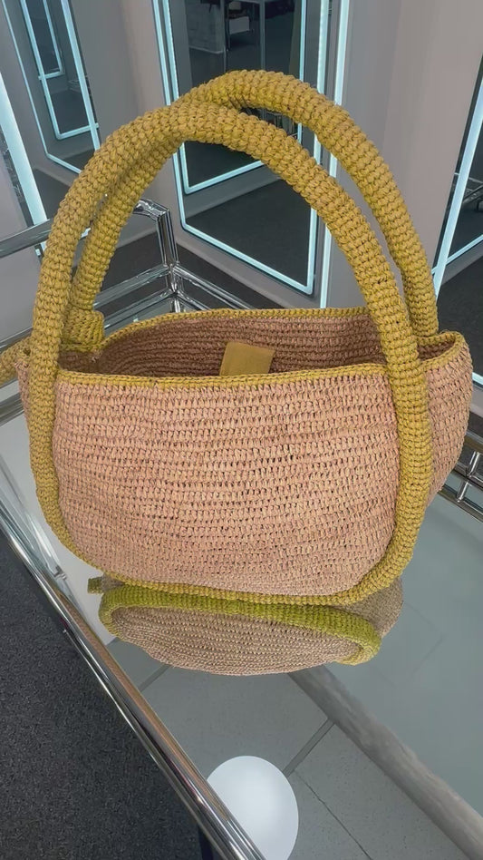 Sans-Arcidet Raffia Bag