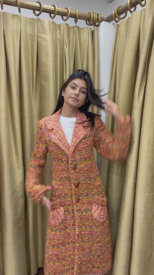 John Galliano Tweed Coat