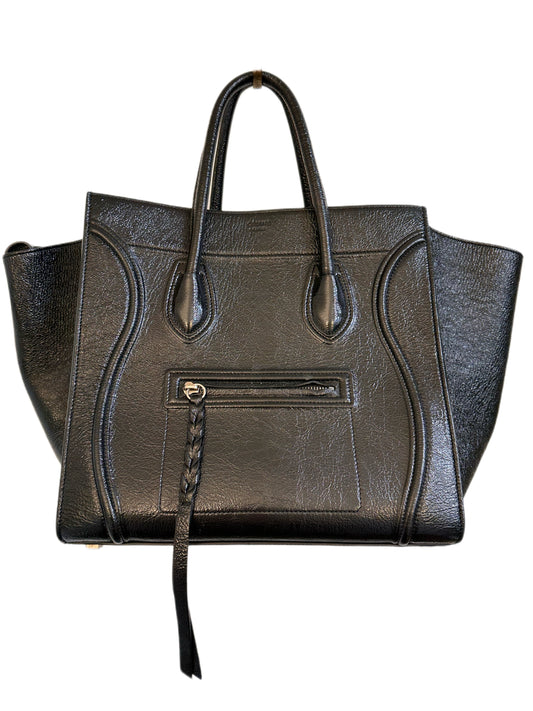 CELINE Medium Phantom Luggage Tote Black