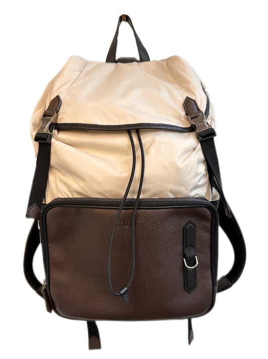 BALLY Bergmann Nylon and Leather Backpack