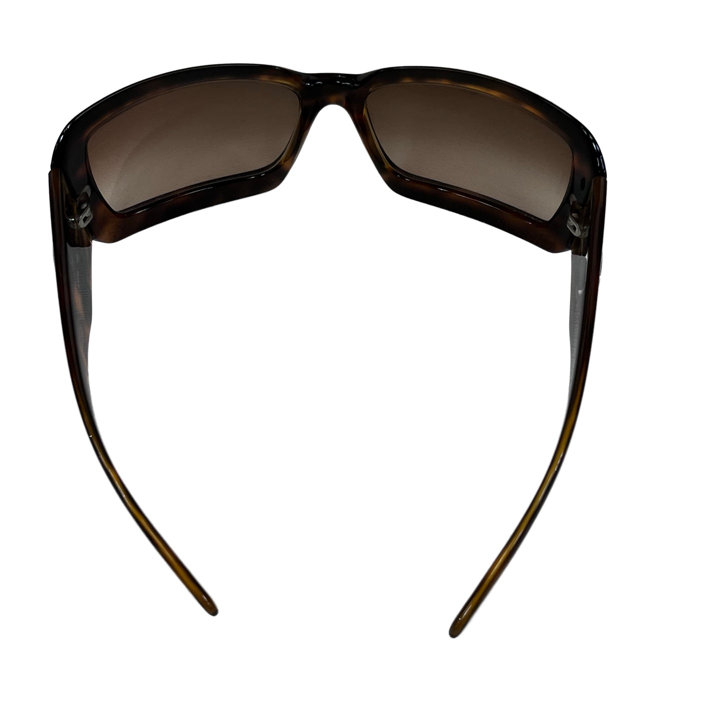 CHANEL Wrap Style Brown Sunglasses