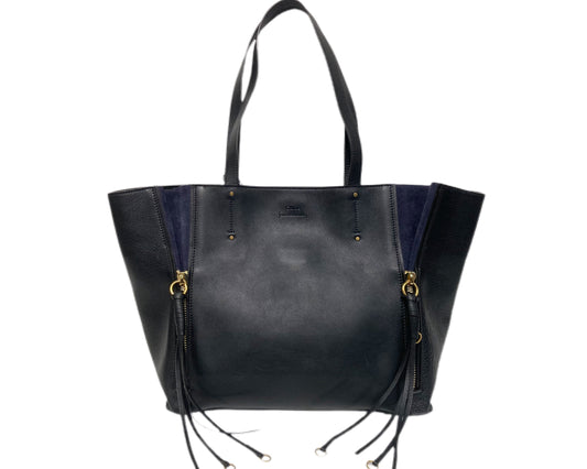 CHLOE Medium Calfskin Leather Milo Tote