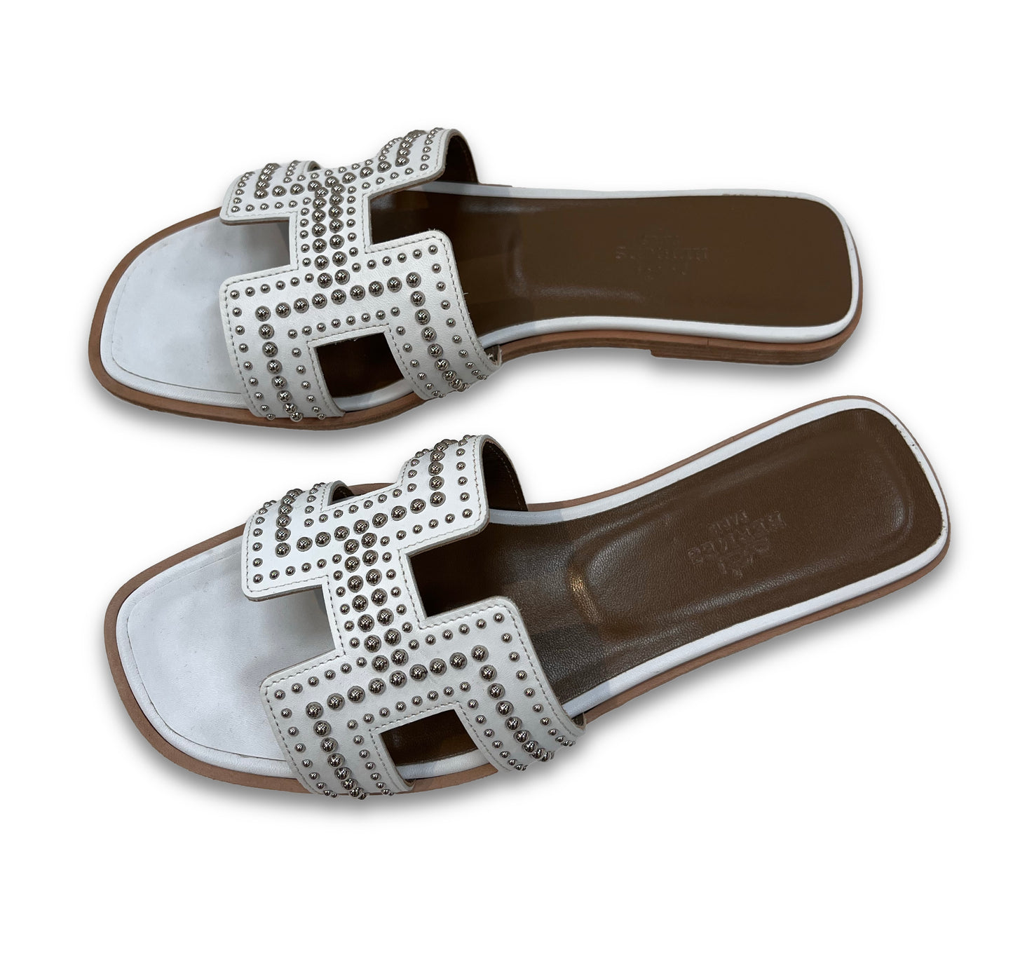Hermes sales studded sandals