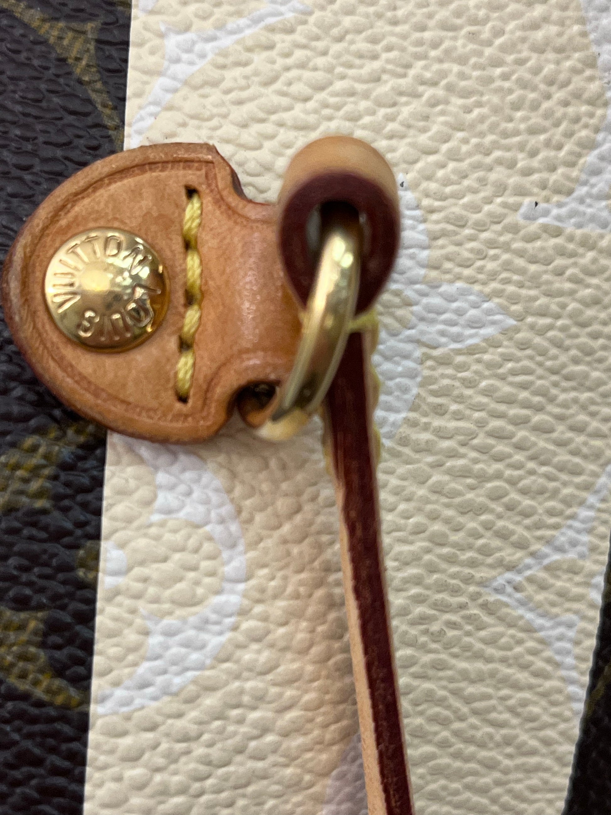 LOUIS VUITTON Monogram Rayures Neverfull MM 23378