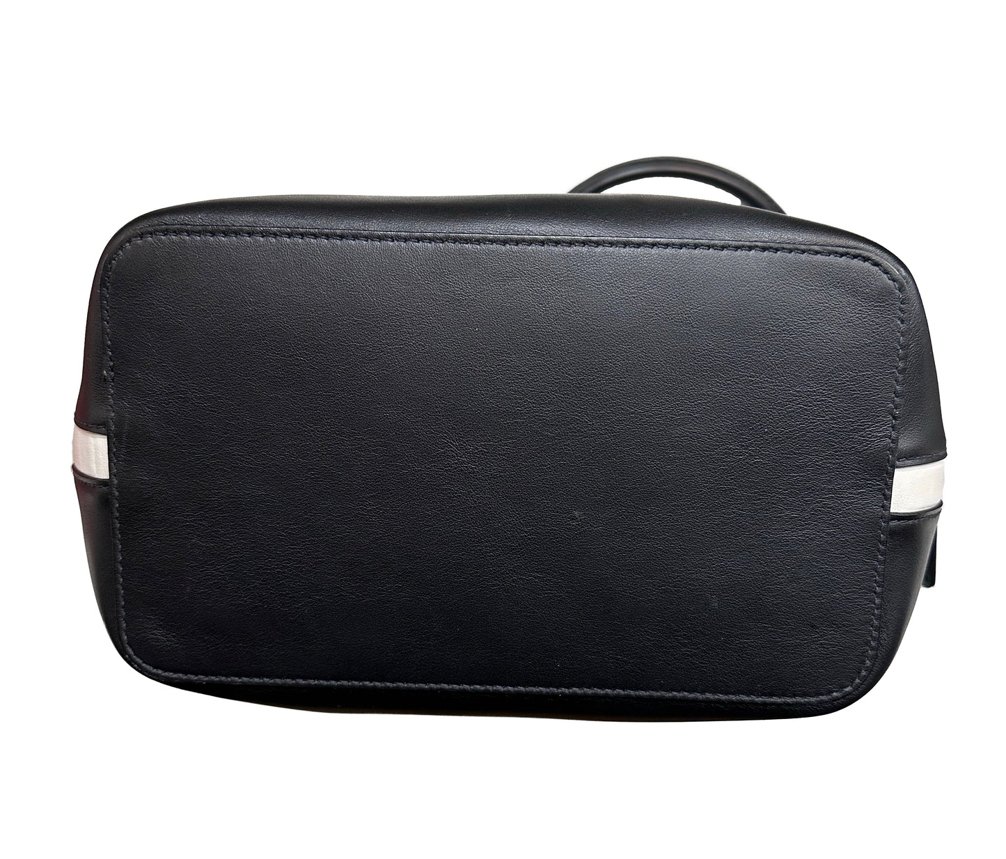 PRADA Black Leather Shoulder Bag