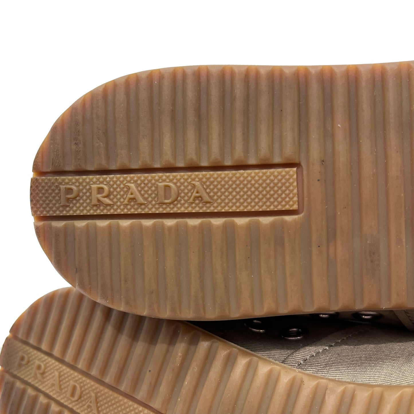 PRADA Women's Tan Sneakers Size 36.5