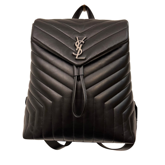 YVES SAINT LAURENT Black "LouLou" Backpack