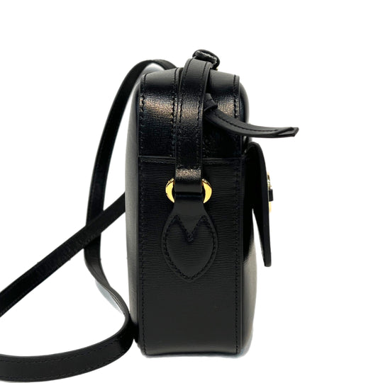 GUCCI Leather Horse-bit 1955 Bag Black