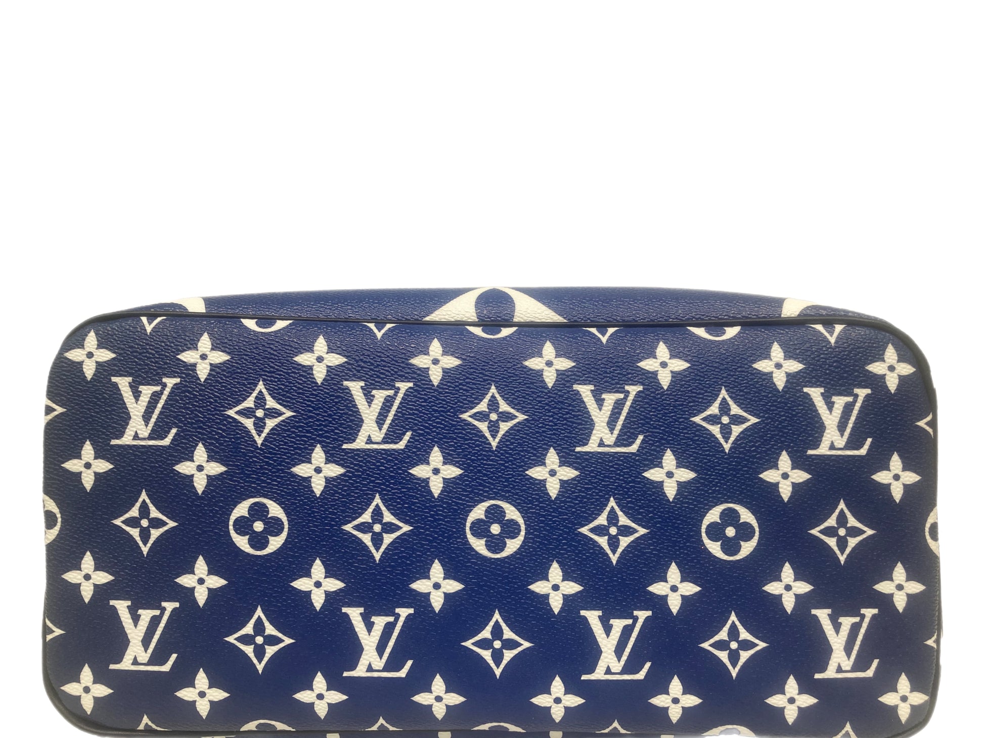 LOUIS VUITTON M45128 NEVERFULL MM ESCALE COLLECTION BLUE TOTE BAG