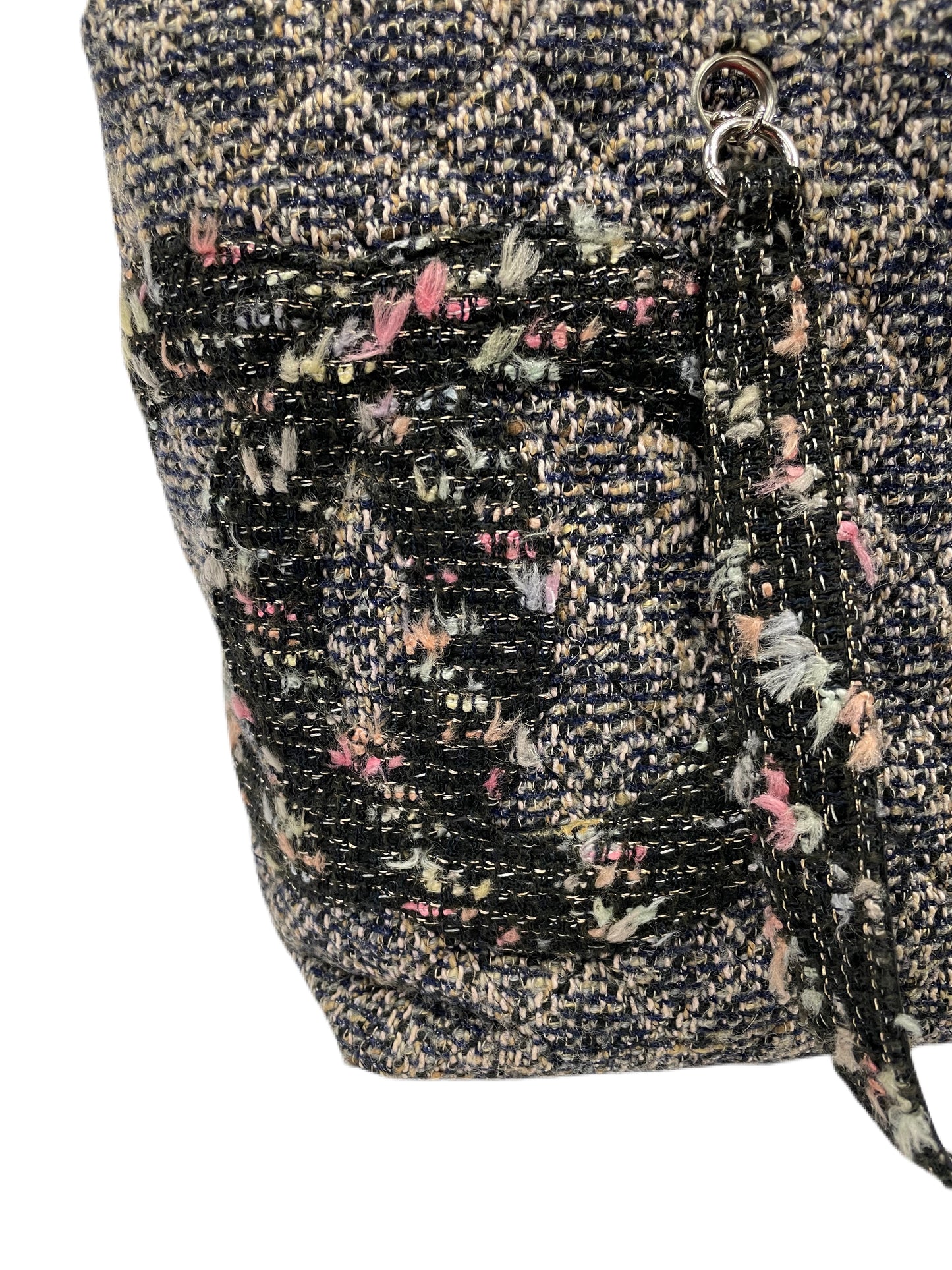 CHANEL Tweed Cambon Tote Multi-Color