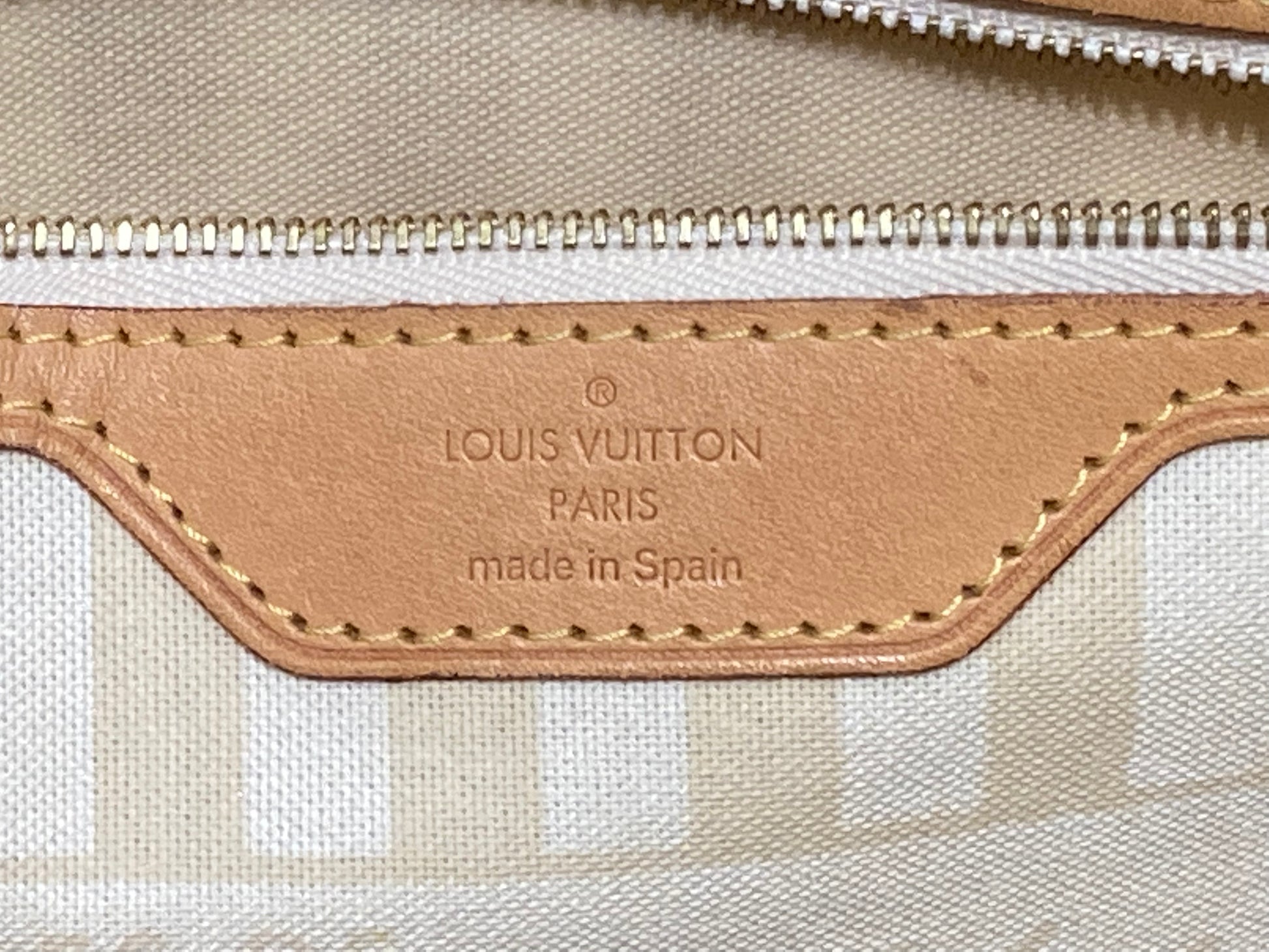 LOUIS VUITTON Limited Edition Rayures Striped Neverfull MM Past