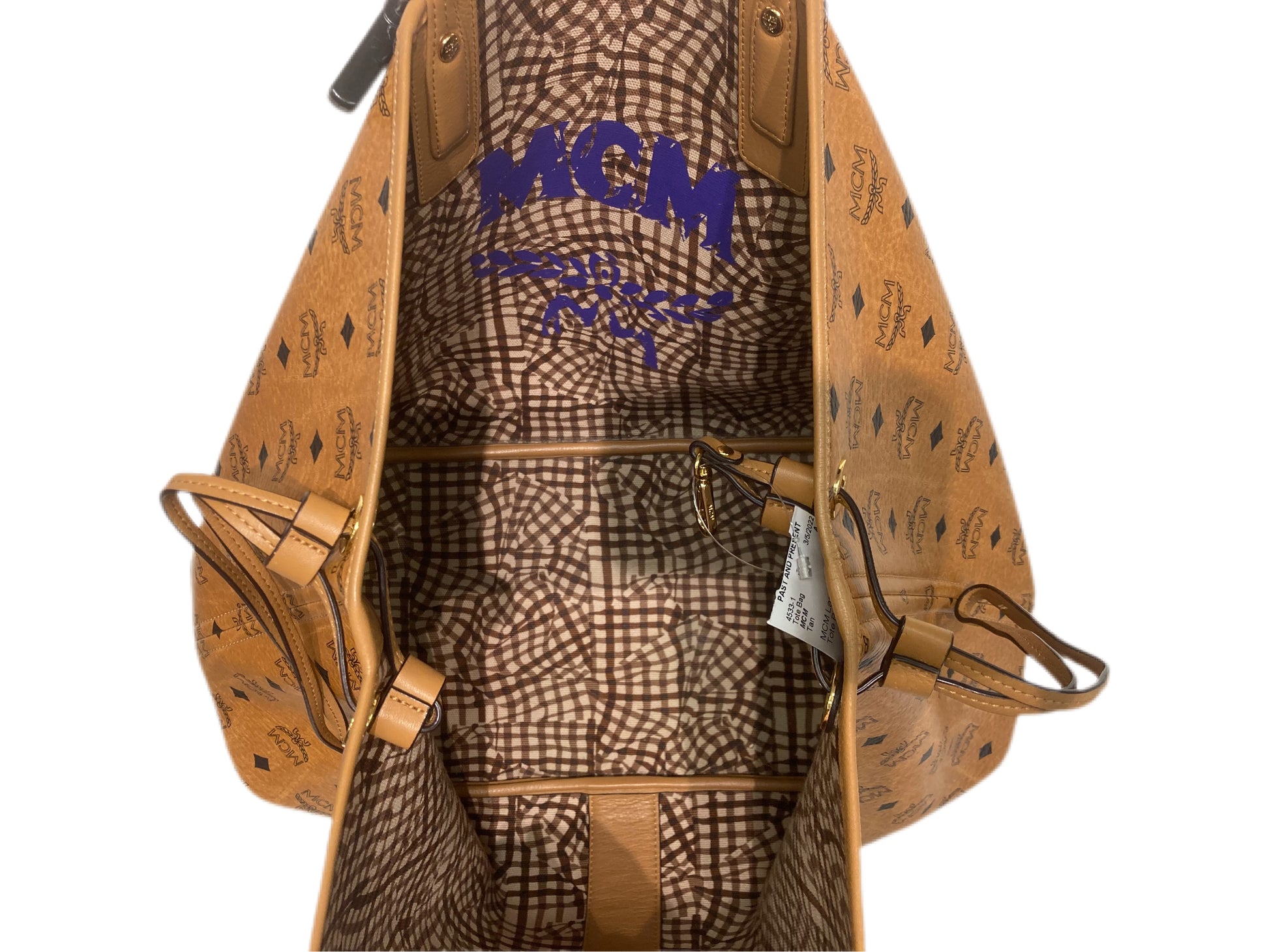 MCM Large Visetos Tote Bag – Past & Present Boutique