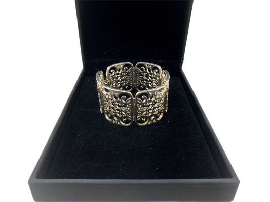 TIFFANY & CO. Sterling Silver Filigree Bangle Bracelet