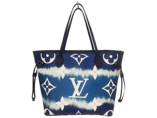 LOUIS VUITTON Neverfull MM Escalate Tote Blue