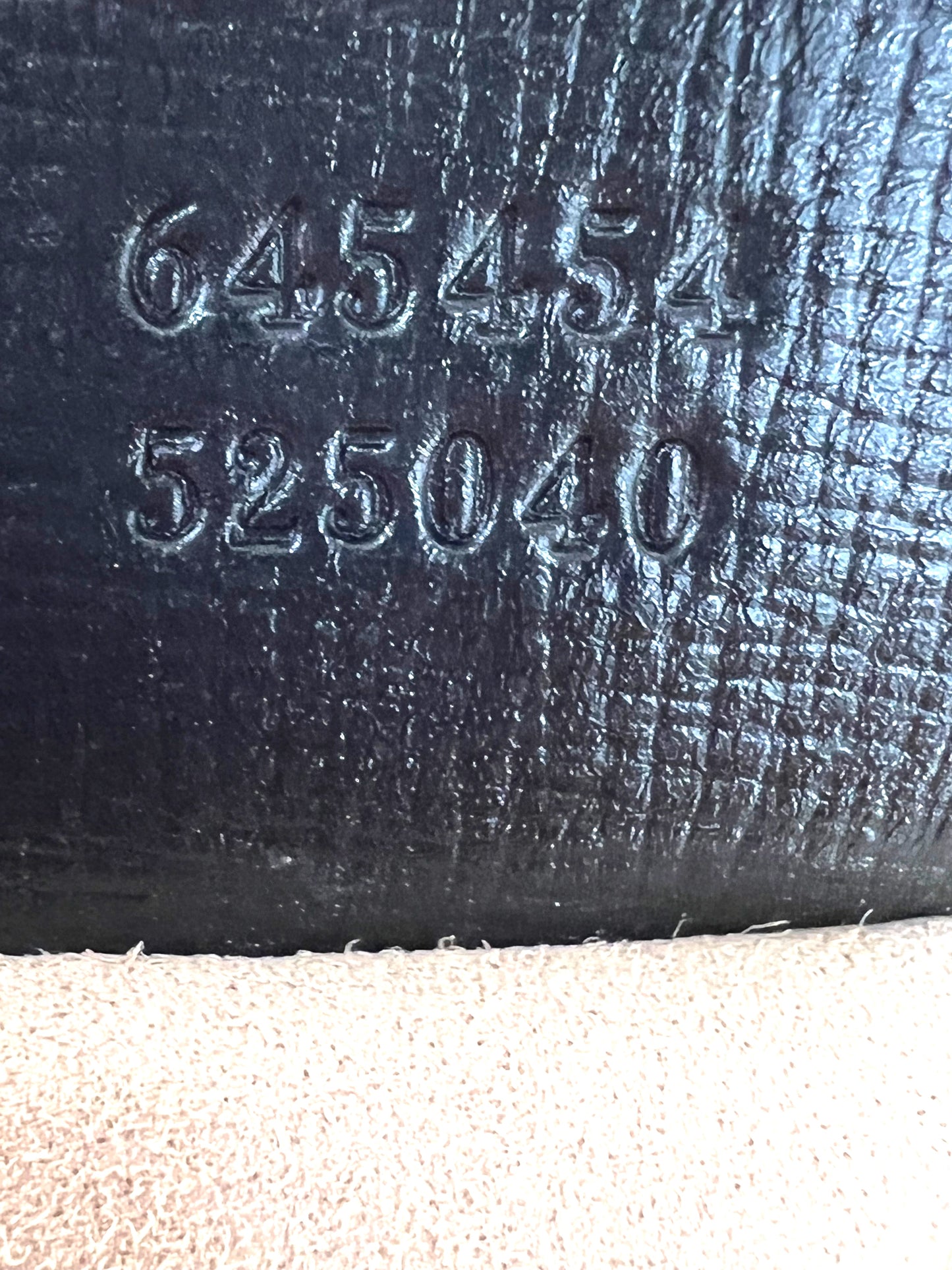 GUCCI Leather Horse-bit 1955 Bag Black