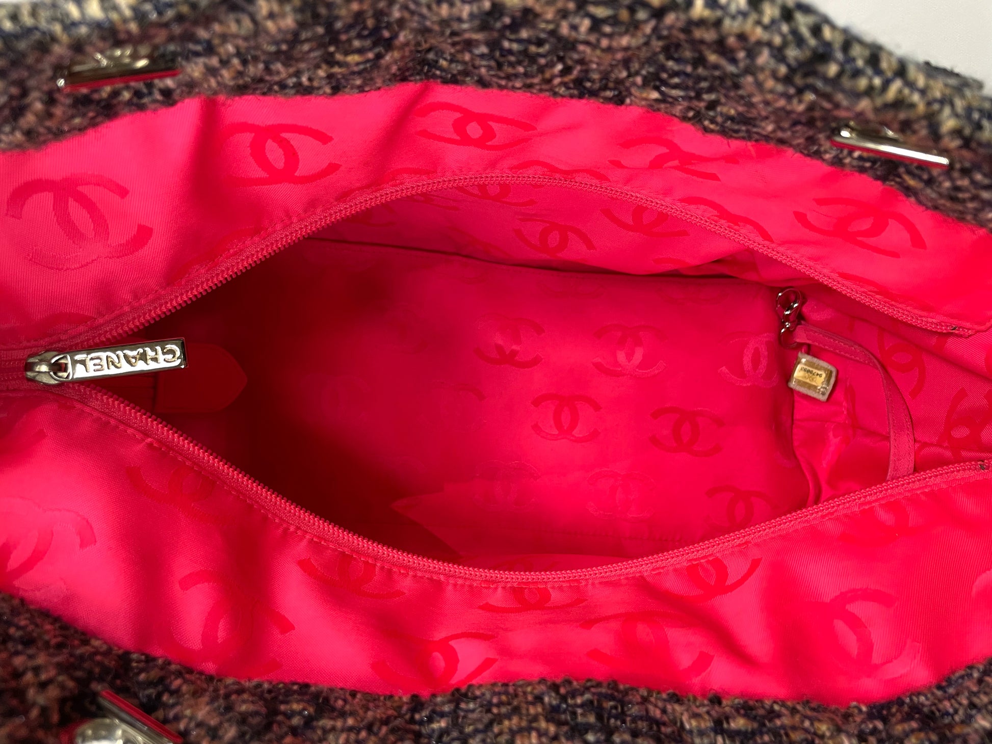 Sold at Auction: A Chanel Cambon Reporter Barbie Pink Leather Handbag.