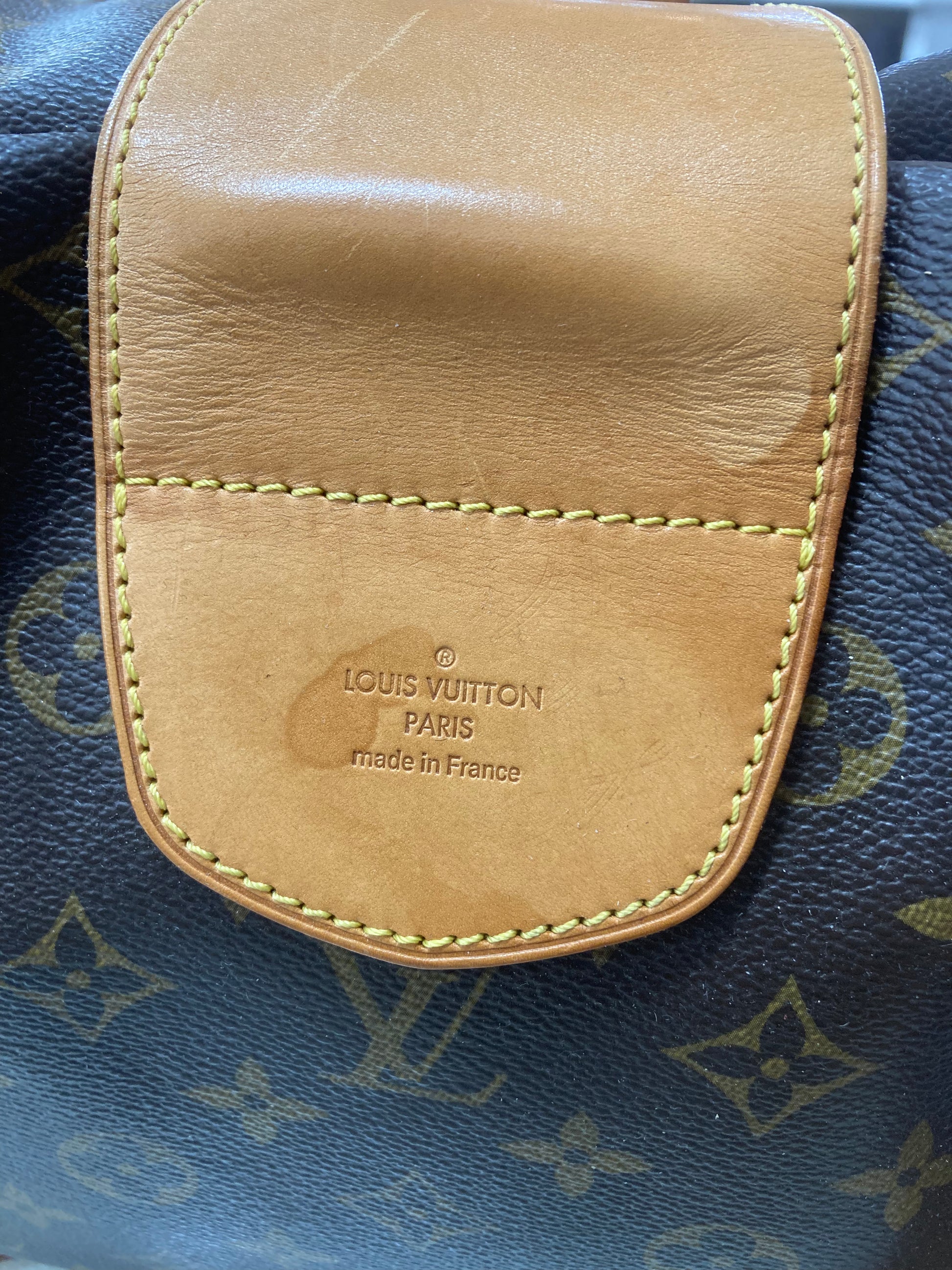 Stresa leather handbag Louis Vuitton Brown in Leather - 34135602