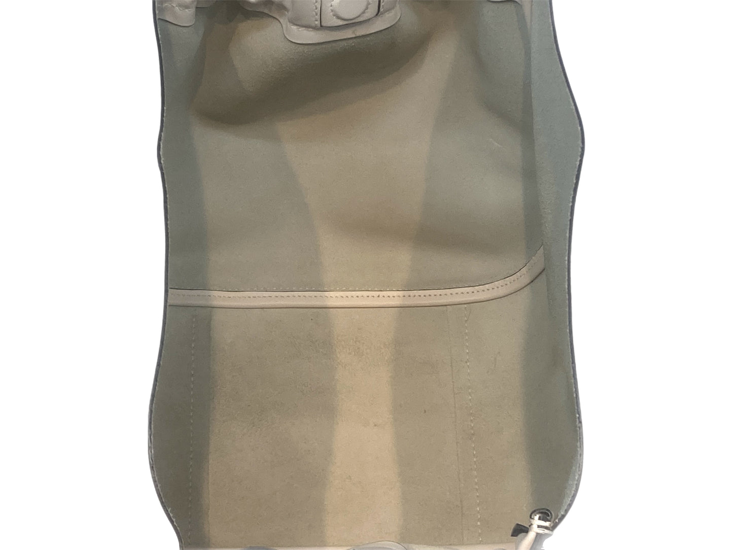 PROENZA SCHOULER Leather Ruched Shoulder Bag Ivory