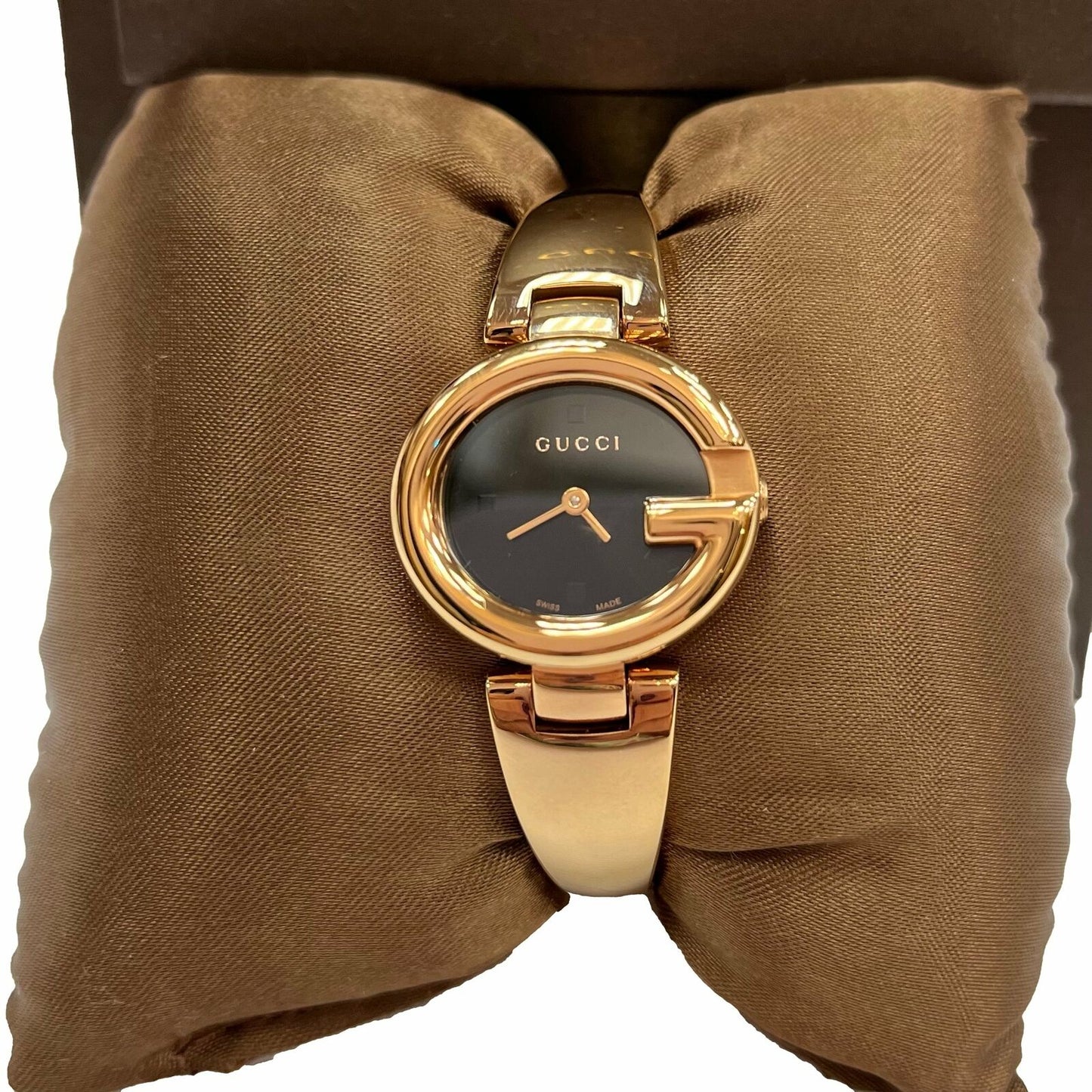 Gucci guccissima discount watch rose gold